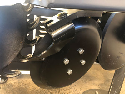 NDF press closer disc mud scraper